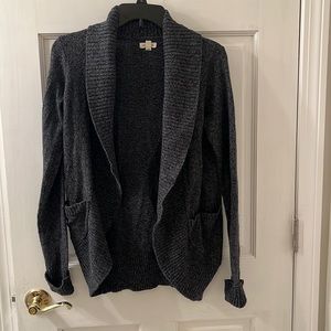 Silence + Noise black n gray sweater medium